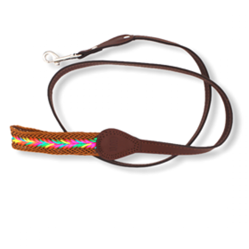 BEAUTIFUL HAND EMBROIDERED PET LEASH WITH MEXICAN INDIGENOUS DESIGN