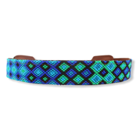 Handmade Dog Collar with Mexican Native Embroidery
