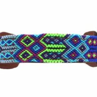 Handmade Dog Collar with Mexican Native Embroidery 