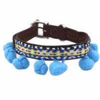 Handmade Dog Collar with Mexican Native embroidery