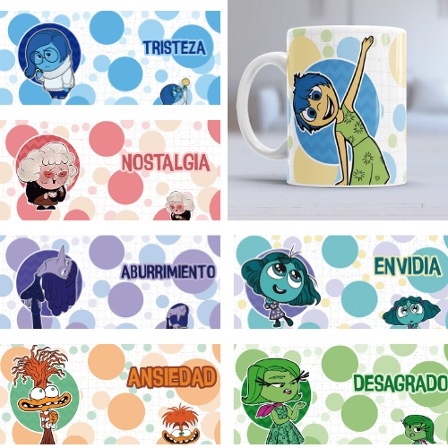 Plantillas para Sublimar Tazas Intensamente 2 comprar