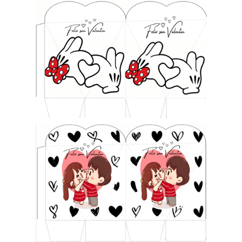 printable valentine boxes 